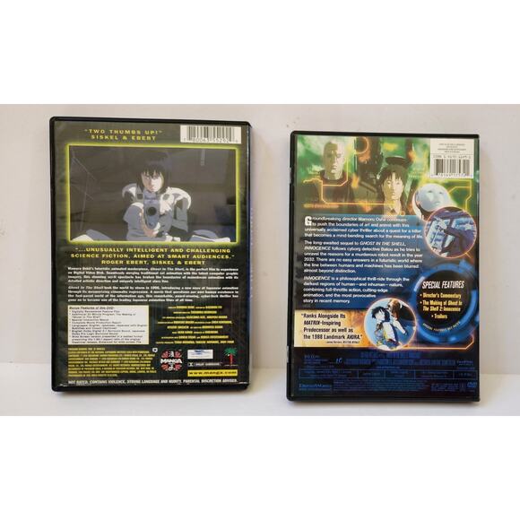 2 DVD Bundle The Ghost in the Shell & The Ghost in the Shell 2 Innocence-Anime - Picture 3 of 4